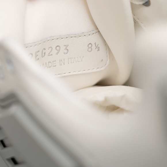 size 8.5uk 9.5 US Prada Cloudbust Thunder Grey White Fabric Rubber - Picture 11 of 13